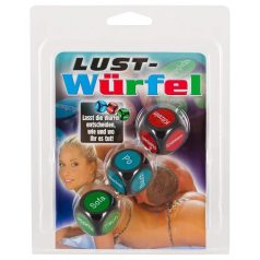 Erotické kostky - německy - 3 ks