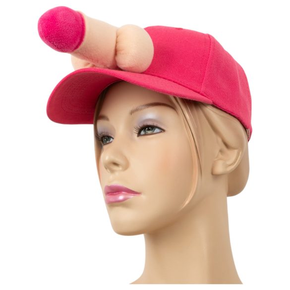 Baseballová čepice s penisem (růžová)