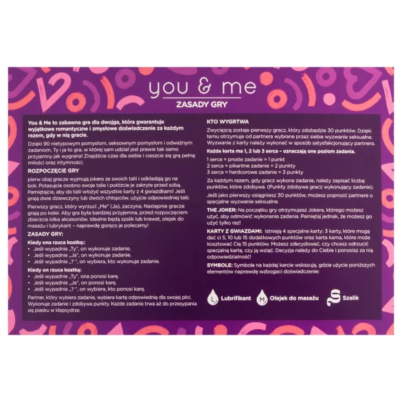 you & me - erotická partnerská hra (polská)