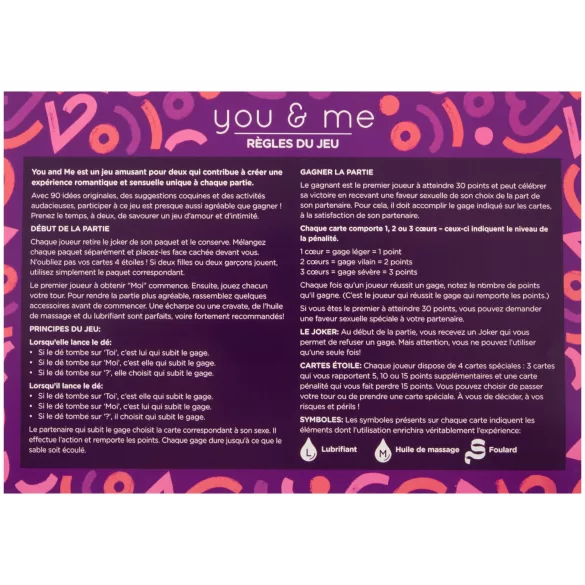 you & me - erotická partnerská hra (francouzská)