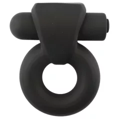   Pulselock Vantr - dobíjecí vibrační penisový kroužek (černý) - 25 mm.
