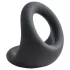 Pulselock Taur - tvarovaný kroužek na penis a varlata (černý)