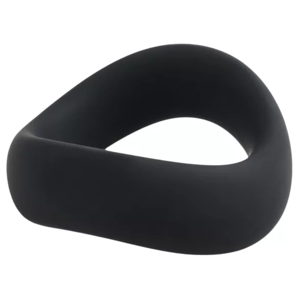 Pulselock Cocktura - kroucený silikonový kroužek na varlata (černý) - 5 cm