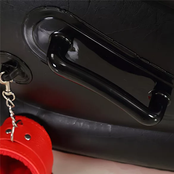 Desirel Magic Pillow - Nafukovací BDSM sexuální nábytek - s pouty (červený)