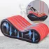 Desirel Magic Pillow - Nafukovací BDSM sexuální nábytek - s pouty (červený)