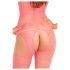 Rene Rofe - sexy síťovaná kombinéza (S-L) - růžová