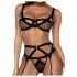 Mapalé - sexy černé spodní prádlo set - L/XL