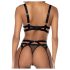 Mapalé - sexy černé spodní prádlo set - L/XL