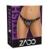 ZADO - kožený harness pro připínáky (černý) - S-L
