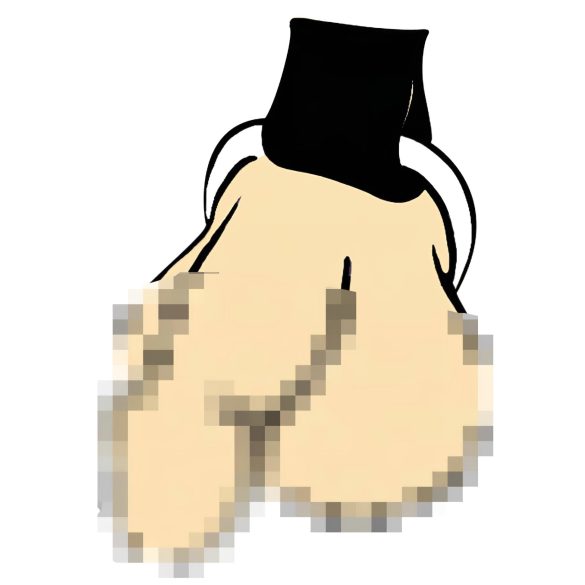 ZADO - postroj na tělo pro muže z kůže - černý (S-L)