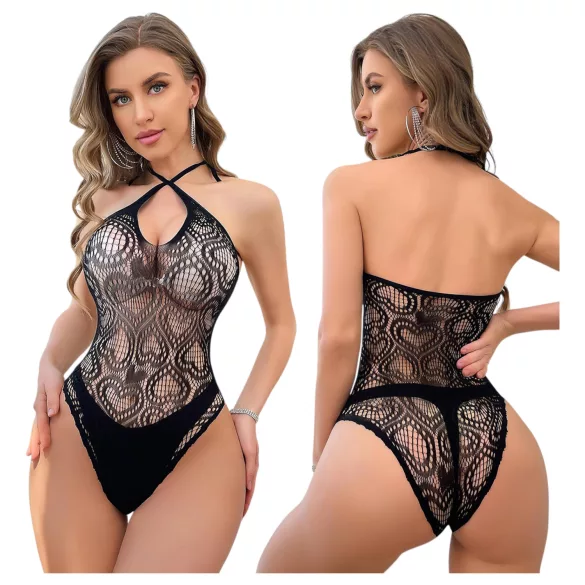 JSY 019 - krajkované body (černé)