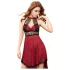 JSY 044 - souprava babydoll (červená)