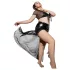 JSY 065 - černý babydoll set (XL-2XL)