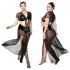 JSY 065 - černý babydoll set (XL-2XL)