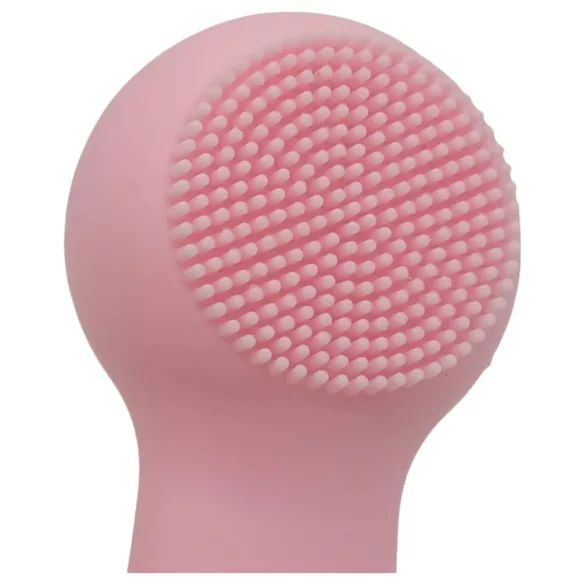 FaceClean - akumulátorový, voděodolný přístroj na masáž obličeje (růžový)