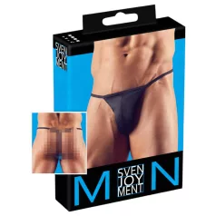 Svenjoyment - Mini tanga pro muže (černá) - L