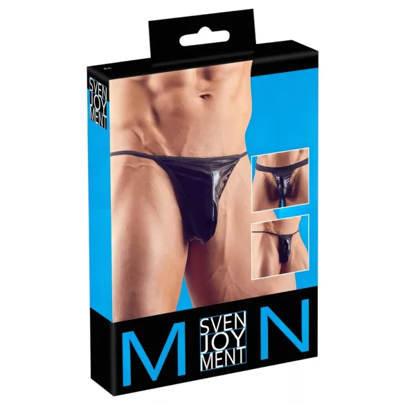 Svenjoyment - pánské tanga set - černá - 3 kusy - S-L