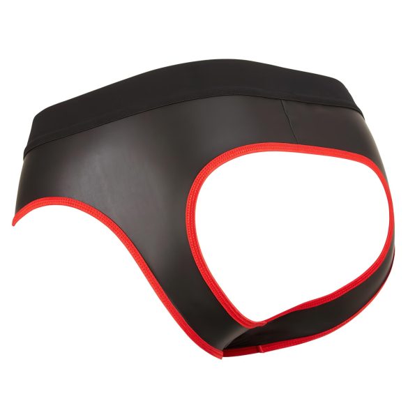 Svenjoyment - pánské jockstrap slipy s otvorem - černé - L