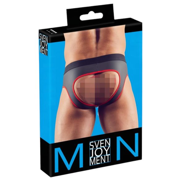 Svenjoyment - otevřený jockstrap (černý) - XL