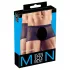 Svenjoyment - pánský průhledný boxerkový set - černý - 2 díly - S-L
