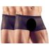 Svenjoyment - průhledné boxerky set - černé (2 díly) S-L