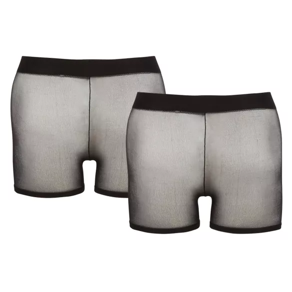 Svenjoyment - pánský průhledný boxerkový set - černý - 2 díly - S-L