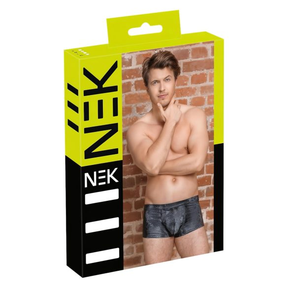 NEK - boxerky s hadím vzorem (černé) - L