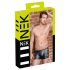 NEK - boxerky s nýty a zipem (černé) - M
