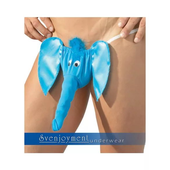 Svenjoyment - modré tanga Blue Elephant (S-L)