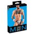 Svenjoyment - Pánský číšnický tanga kostým set (černobílý) - M