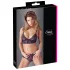 Cottelli - krajková podprsenka set s květinovým vzorem - fialová - XL