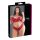 Cottelli Plus Size - měkká krajková souprava podprsenky (červená)
