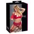 Cottelli Plus Size - variabilní duo spodního prádla (červené) - 90D/XL