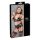 Cottelli Bondage - krajkové lesklé spodní prádlo (4 dílný set) - XL