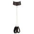 Cottelli Bondage - krajkové lesklé spodní prádlo (4 dílný set) - XL