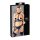 Cottelli Bondage - lesklý zdvih prsou s pouty (černý) - XL