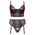 Cottelli Plus Size – souprava podprsenky (červená) - 90C/XL