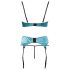 Cottelli - Jade - exkluzivní zvedací podprsenka set (zelený) - 85B/L