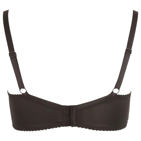 Cottelli Plus Size - podprsenka s kosticemi (černá) - 85E