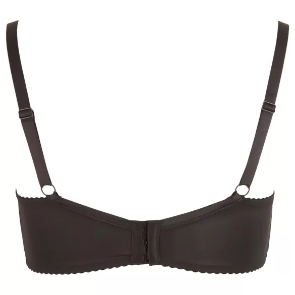 Cottelli Plus Size - podprsenka s kosticemi - černá - 95E