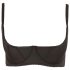 Cottelli Plus Size - vyztužená podprsenka (černá) - 95F