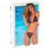 Obsessive Balitta - lesklé fialové bikiny s nákrčníkem - M