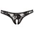 Cottelli - Krajková sexy tanga (černá) - M