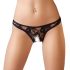 Cottelli - Krajková sexy tanga (černá) - M
