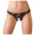 Cottelli - tanga z krajky - černá - XL