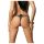 Obsessive Luiza - černá tanga s květinovým designem