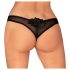 Obsessive Latinesa - otevřená tanga (černá) - XL/XXL