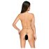 Cottelli - Třpytivý řetízkový bikini (stříbrný)