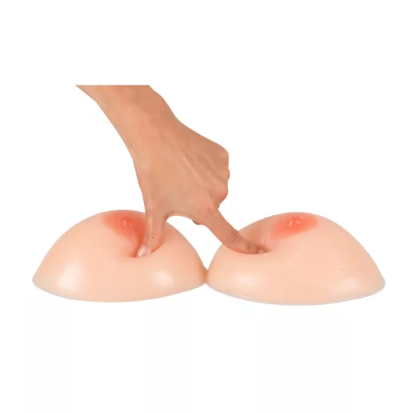 Cottelli - silikonová push-up vložka s bradavkou - 2x600 g