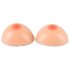 Cottelli - silikonová push-up podprsenka s bradavkami (2x1000g)